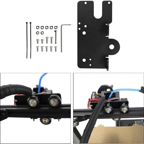 3D Printer Metal Aluminum Alloy Direct Drive Extruder Plate for Ender 3/3 Pro/CR-10/10S