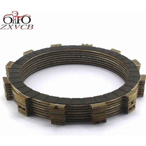 6pcs FOR YAMAHA XV400 89-94 XVS400 00-17 XVS400C 98-16 XV500 83 XV535 XV535S Motorcycle Engine Parts Clutch Plate kit
