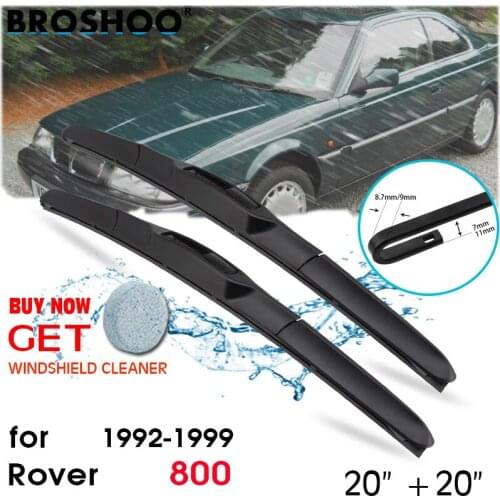 Car Wiper Blades Front Window Windscreen Windshield Wipers Blades U Hook Arm Auto Accessories for Rover 800 20"+20" 1992-1999