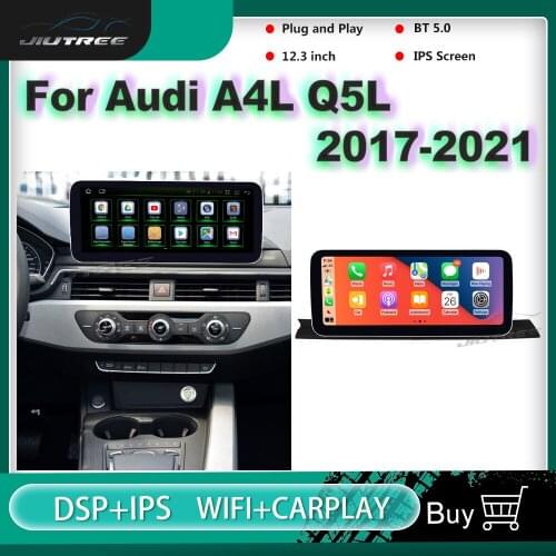 12.3 Inch Anti-glare Screen Android Car Radio For Audi A4L Q5L 2017-2021 Navigation Multimedia Player Carplay Stereo Receiver