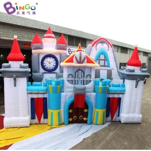 Free shipping customized 8x2.6x5.5M inflatable mini castle / castle inflatable toys with blower for party event decoration