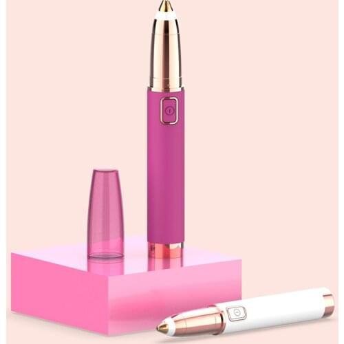 Eyebrow Epilator Lipstick Electric Eyebrow Trimmer Eye Brow Shaver Painless Make Up Eye Brow Face Hair Remover USB for Female