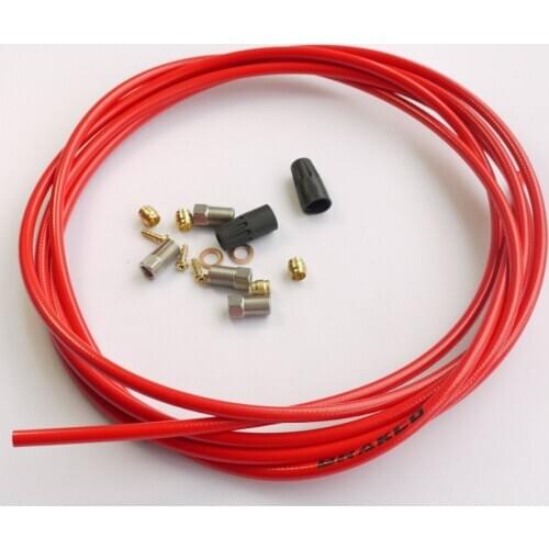 HYDRAULIC DISC BRAKE HOSE KIT SUIT FOR AVID ELIXIR 1 3 RED 3 METERS