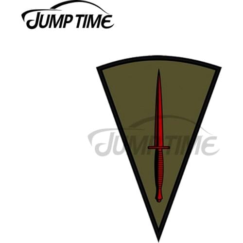 JumpTime 13 x 3.2cm For WW2 Commando Patch Car Sticker RV Refrigerator Decal Personality Surfboard Motorcycle Vinyl Car Wrap