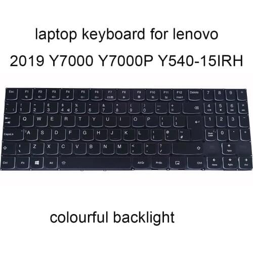 RGB Backlit keyboard for lenovo Legion Y540 15IRH Y7000P Y7000 2019 PC5YBG UK GB British notebook keyboards colorful backlight