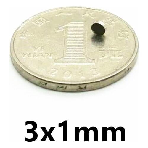 100~5000PCS 3x1 Mini Small Round Magnets 3mm*1mm Neodymium Magnet Dia 3x1mm Permanent NdFeB Super Strong Powerful Magnets 3*1 mm