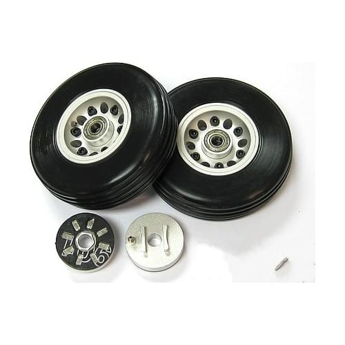 Air brake wheel assembly for rc aircraftturbine jet