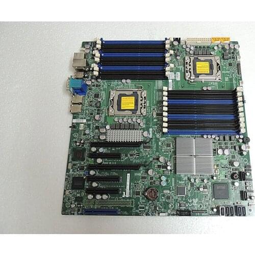 Applies to For Supermicro X8DTN+-F X58 server motherboard LGA1366 5520 chipset well tested working
