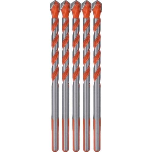 5Pcs 6mm Triangle Drill Bit Tiling Cement Multi Purpose Ceramic Wall Glass Cement Hole Opener Stone Cutter Nail Metal Drill