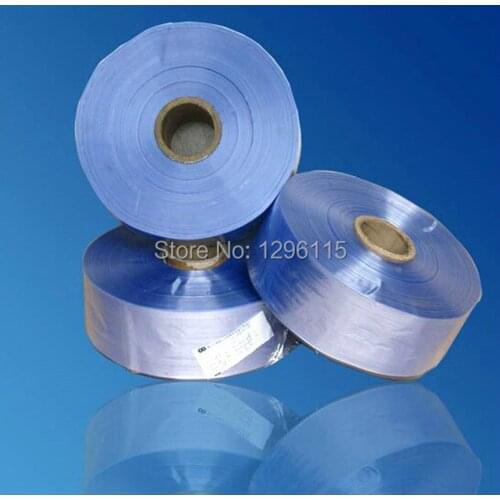 500g/lot Heat shrinkable film PVC shrink band sleeve with 3~120cm width Heat shrinkable belt Cosmetics packaging shrink bags