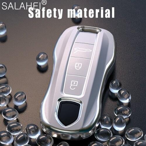 TPU Car Key Case Full Cover Holder Shell For Porsche Cayenne 958 911 Lepin 996 Acan Panamera 997 944 924 987 987 GT3 Cayman 987