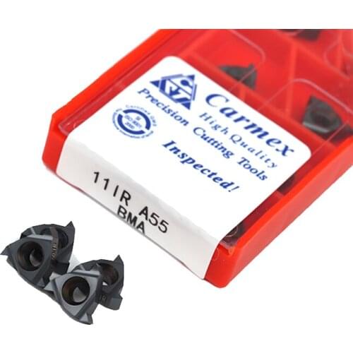 11ER 11IR A60 A55 BMA Carbide Inserts Thread Turning Tools Original CNC Lathe Metal Cutter Blade SER SNR Holders for P.M.K