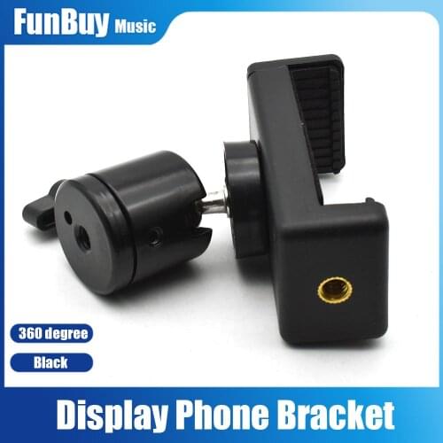 Guitar Stand Clip Mobile Phone Holder Live Broadcast Bracket Stand Tripod Clip Music Instrument