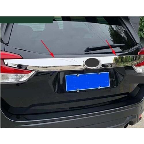 Car Door Rear Trunk Side Frame Cover Trim Moulding For 2019-2021 Subaru Forester Steel 1PCS
