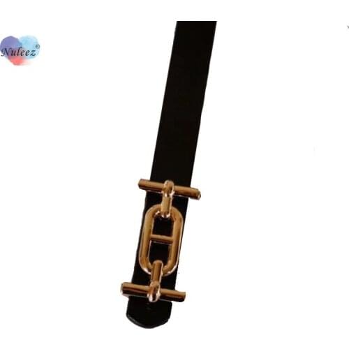 1 CM Brand Slim Belt Female Genuine Cowhide Skin High End Luxury Accessory Decoration Gold Buckle Simple Classical New Fashion
