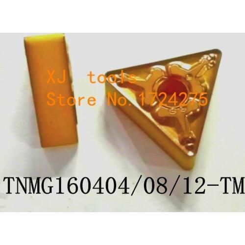 10PCS TNMG160404/ TNMG160408 TM carbide CNC inserts,lathe tool,apply to steel processing,insert MTQNR/MTJNR,Good wear resistance