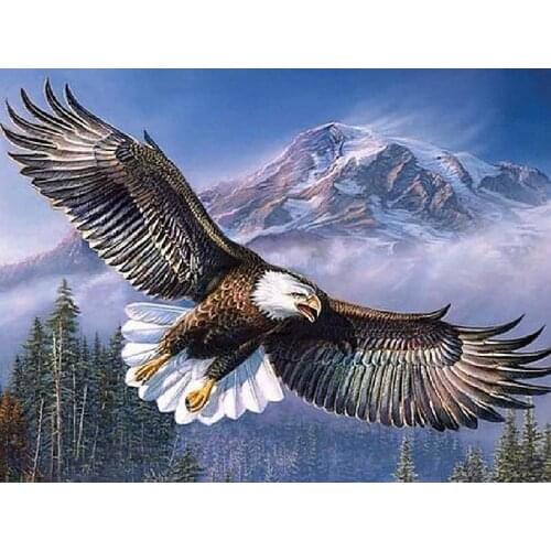 5D DIY Diamond Painting Animal Eagle Cross Stitch Full Square Diamond Embroidery Rhinestone mosaic Picture Home Decor Gift
