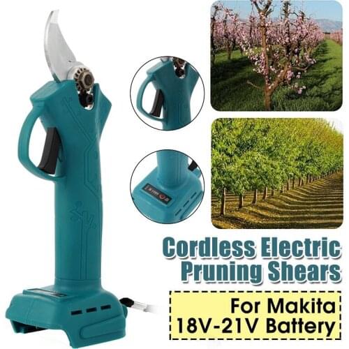 30mm Wireless Electric Scissors Pruning Shears Tree Garden Tool Branches Pruning Tools Tree Bonsai Cutter Scissor Garden