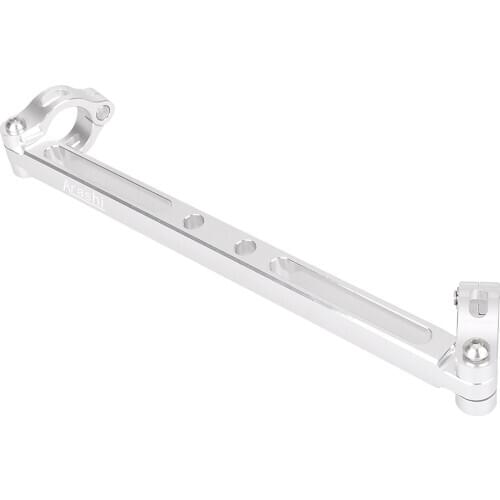 CNC Aluminum Motorcycle Handlebar Cross Bar Brace Clamp Lever For BMW R1200GS R1200 GS 2013 2014 Silver