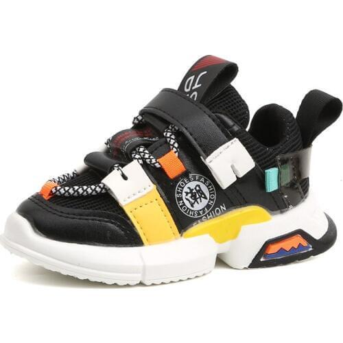 CUZULLAA Boys Girls Sports Shoes Kids Sneakers New Fashion Matching Lightweight Children Casual Leisure Breathable Running Shoes