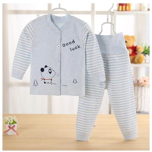 Colorful cotton baby girls fall suit