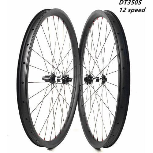 29er disc mtb wheels 38.5x28mm V Asymmetry tubeless bicycle wheelset DT350S boost 12speed carbon wheels pillar1420 110x15 148x12
