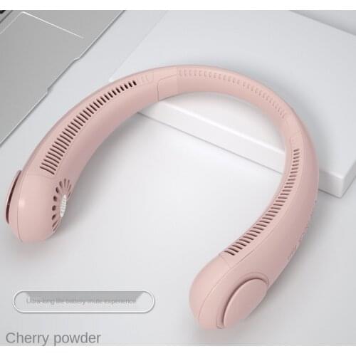 Joylive Newest Air Cooler USB Bladeless Fan Neck Fan Mini Rechargeable Portable Wearable Fan Mute Sports Fans For Home Outdoor