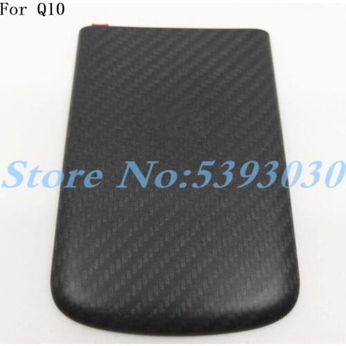 100% New For BlackBerry Q10 Back Rear Battery Cover Housing With Logo Replacement Parts