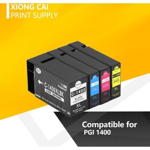 2020 XiongCai Compatible Ink Cartridges For Canon PGI 1400 MAXIFY MB2040 MB2340 MB2140 MB2740 printer cartridge PGI-1400 PGI1400