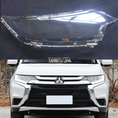 Car Headlight Lens For Mitsubishi Outlander 2016 2017 2018 Car Headlamp Cover Replacement Auto Shell Cover