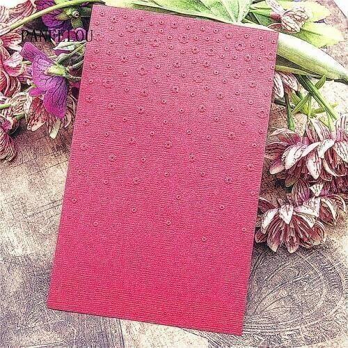 Easter plastic clock template small flower craft card making paper card album wedding decoration Embossing folders