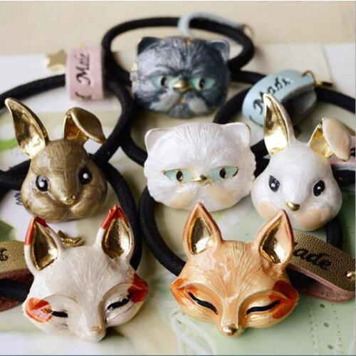 Timlee H033 Free shipping Cute Cat Fox Rabbit Hairband Hair Accessary Gift