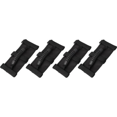 4pcs Roll Bar Grab Handles 3 Straps Design for Jeep Wrangler YJ LJ TJ JK JL Gladiator JT 1987-2020 Interior Accessories