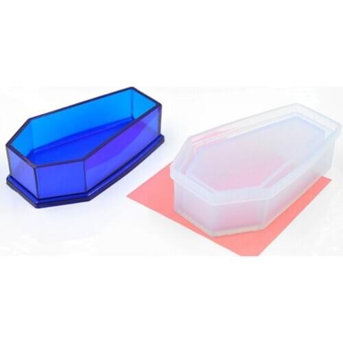 Silicone Coffin Shape Mould Halloween Ornaments Mould Cake Decors