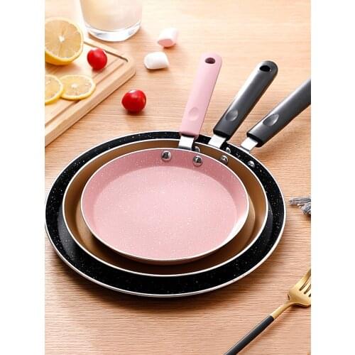 Non-Stick Pan Pancake Pan Steak Frying Pan Chinese Layer Pie Cake Crust Special Small Omelette Breakfast Pot Griddle