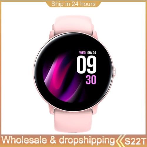 2021 DK18 Smart Watch Women Blood Pressure Blood Oxygen Monitoring Fitness Tracker Round Full Touch Smartwatch For Android IOS