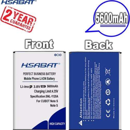New Arrival [ HSABAT ] 5600mAh Replacement Battery for CUBOT NOTE S