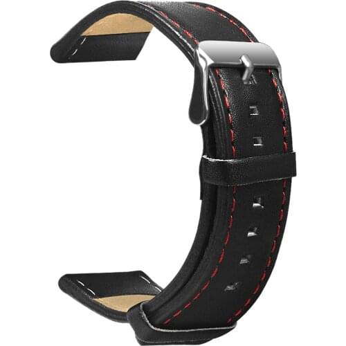 Retro Replacement Bracelet Leather Band For Huami Amazfit 2/2S 22MM Watch