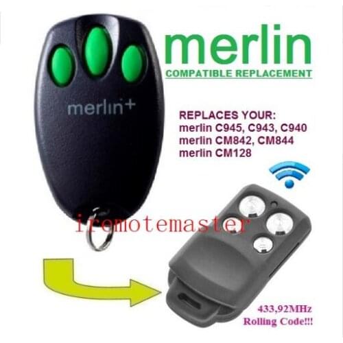 Merlin C945 plus Garage Door replacement remote Control top quality beautiful