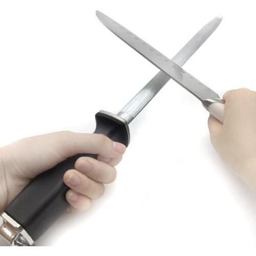 New 10inch Knife Sharpener Rod Sharpening Stone Professional Kitchen Knives Sharpener Carbon steel Sharpen Wide sharpening bar