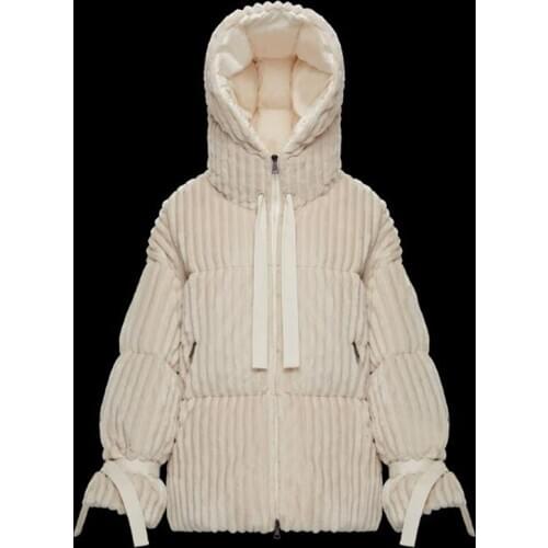 Women designer Luxury Brand Down Jacket Coats Hooded Parkas For Girl Warm Winter Top quality Down Jacket Coat