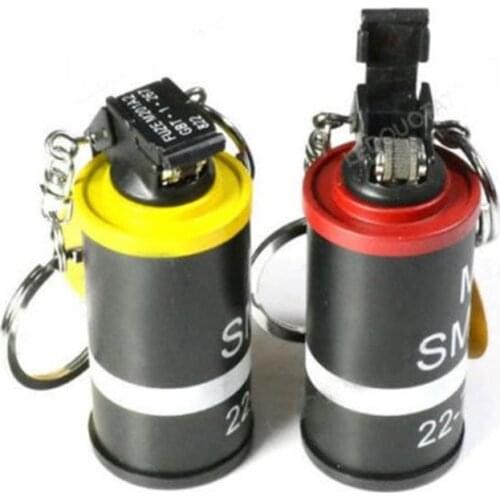 1pcs Metal US Military M18 Pomegranate Grenades Smoke Bomb Model Cigarette Cigar Lighter Military Pendant Random color