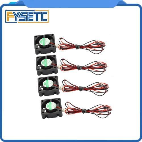 10pcs Mini 12V 3010 30MM 30 x 30 x 10MM 12V 2Pin DC Cooler Small 3010 Cooling Fan For 3D Print Part