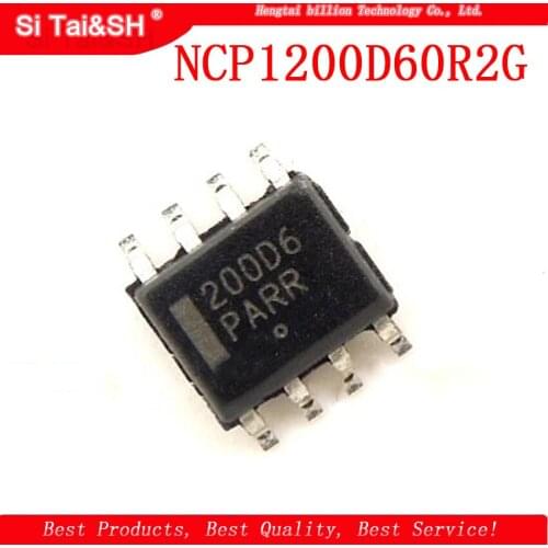 10PCS NCP1200D60R2G SOP8 NCP1200D60 SOP 200D6 SOP-8 1200D60 SMD new and original IC