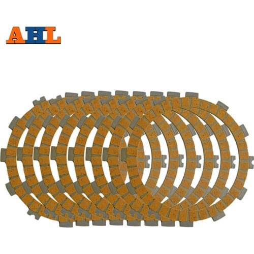 Motorcycle Clutch Friction Plates Kit Set for KAWASAKI KXF250 KXF 250 2008-2010 Paper-based Clutch Disc 8PCS #CP-0003