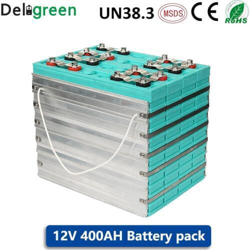 12V 400AH battery pack GBS LiFePO4 Battery 3.2V 400AH for electric car/ solar/UPS/energy storage etc from Deligreen