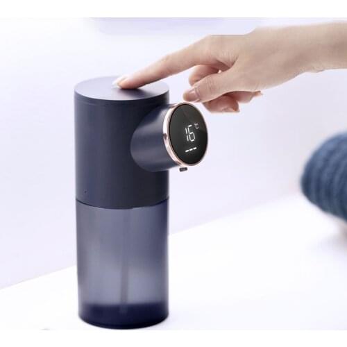 Automatic Soap Dispenser Touchless USB Rechargeable 320ml Liquid Soap Dispensers Digital Display Foam Hand Sanitizer Machine