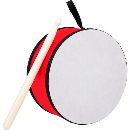 Children Mini Drum Wood Kids Early Educational Musical Instrument Baby Toy Beat Instrument Hand Drum Toy