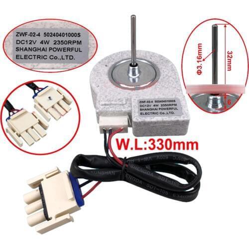 Refrigerator DC Fan Motor for Midea Ronshen Hisense Meiling Refrigerator freezer ZWF-02-4 50240401000S Fan Motor Repair Parts