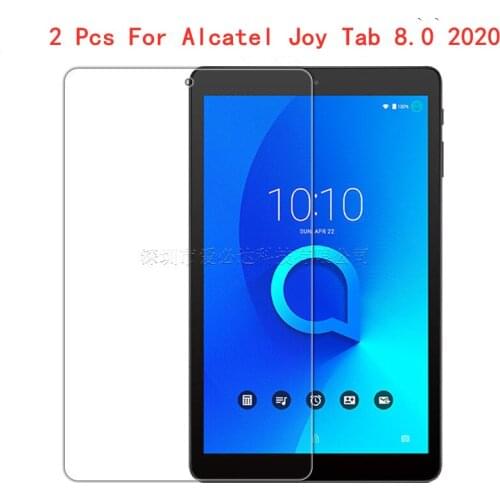 2 Pcs 8 inch tablet Tempered Glass Screen Protector For Alcatel Joy Tab 8.0 2020 joy2 tab 2 Tablet Protective Film Guard